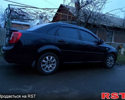 Черный Шевроле Лачетти, объемом двигателя 1.6 л и пробегом 195 тыс. км за 3350 $, фото 1 на Automoto.ua