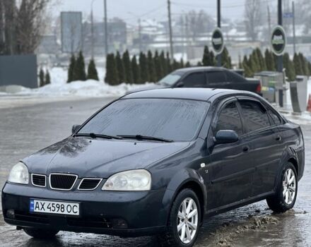 Черный Шевроле Лачетти, объемом двигателя 1.8 л и пробегом 180 тыс. км за 3650 $, фото 1 на Automoto.ua