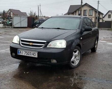 Черный Шевроле Лачетти, объемом двигателя 1.6 л и пробегом 240 тыс. км за 2500 $, фото 1 на Automoto.ua