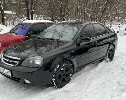 Черный Шевроле Лачетти, объемом двигателя 1.8 л и пробегом 210 тыс. км за 4650 $, фото 1 на Automoto.ua