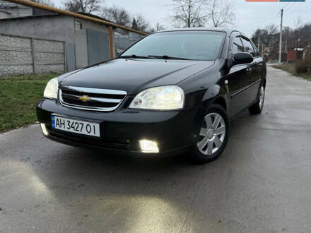 Черный Шевроле Лачетти, объемом двигателя 1.8 л и пробегом 138 тыс. км за 3999 $, фото 1 на Automoto.ua