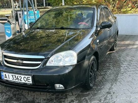 Черный Шевроле Лачетти, объемом двигателя 1.6 л и пробегом 359 тыс. км за 3500 $, фото 1 на Automoto.ua