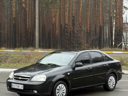 Черный Шевроле Лачетти, объемом двигателя 1.8 л и пробегом 190 тыс. км за 3650 $, фото 1 на Automoto.ua