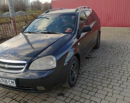 Черный Шевроле Лачетти, объемом двигателя 1.8 л и пробегом 343 тыс. км за 4200 $, фото 1 на Automoto.ua