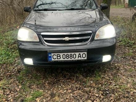 Черный Шевроле Лачетти, объемом двигателя 1.8 л и пробегом 235 тыс. км за 3300 $, фото 1 на Automoto.ua