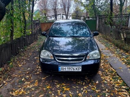 Черный Шевроле Лачетти, объемом двигателя 1.8 л и пробегом 203 тыс. км за 3800 $, фото 1 на Automoto.ua