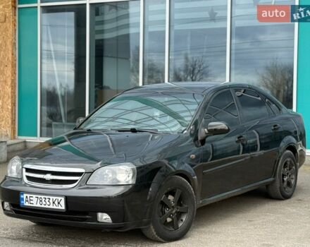 Черный Шевроле Лачетти, объемом двигателя 1.8 л и пробегом 210 тыс. км за 3800 $, фото 1 на Automoto.ua