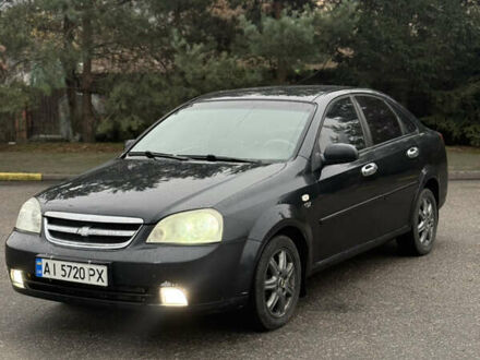 Черный Шевроле Лачетти, объемом двигателя 1.8 л и пробегом 230 тыс. км за 3200 $, фото 1 на Automoto.ua
