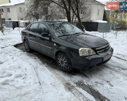 Черный Шевроле Лачетти, объемом двигателя 1.6 л и пробегом 250 тыс. км за 3600 $, фото 1 на Automoto.ua