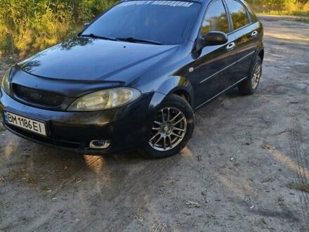 Черный Шевроле Лачетти, объемом двигателя 1.6 л и пробегом 480 тыс. км за 3800 $, фото 1 на Automoto.ua