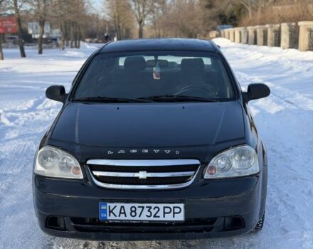 Черный Шевроле Лачетти, объемом двигателя 1.6 л и пробегом 223 тыс. км за 3950 $, фото 1 на Automoto.ua