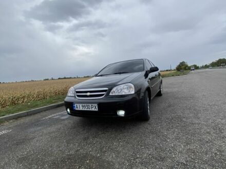 Черный Шевроле Лачетти, объемом двигателя 1.6 л и пробегом 170 тыс. км за 3800 $, фото 1 на Automoto.ua