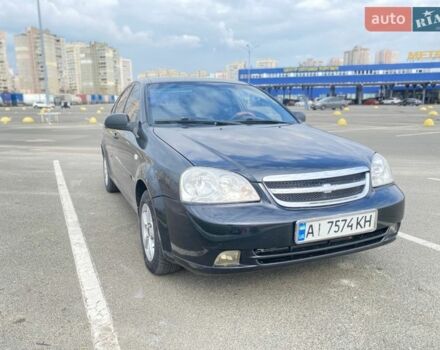 Черный Шевроле Лачетти, объемом двигателя 1.6 л и пробегом 200 тыс. км за 4100 $, фото 1 на Automoto.ua