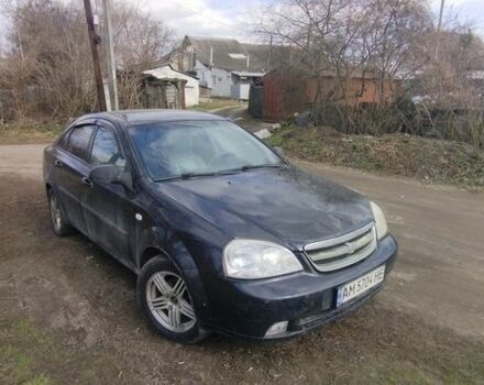 Черный Шевроле Лачетти, объемом двигателя 1.6 л и пробегом 361 тыс. км за 2500 $, фото 1 на Automoto.ua