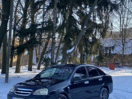 Черный Шевроле Лачетти, объемом двигателя 1.8 л и пробегом 229 тыс. км за 3650 $, фото 1 на Automoto.ua