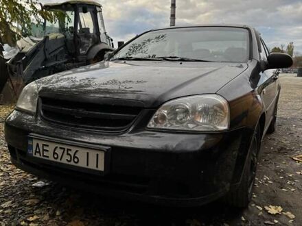 Черный Шевроле Лачетти, объемом двигателя 1.6 л и пробегом 270 тыс. км за 3500 $, фото 1 на Automoto.ua