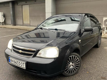 Черный Шевроле Лачетти, объемом двигателя 1.6 л и пробегом 154 тыс. км за 4800 $, фото 1 на Automoto.ua