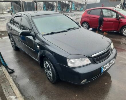 Черный Шевроле Лачетти, объемом двигателя 1.6 л и пробегом 273 тыс. км за 4500 $, фото 1 на Automoto.ua