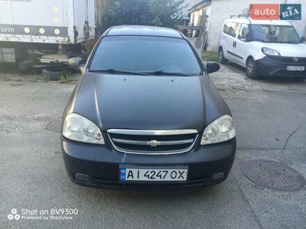 Черный Шевроле Лачетти, объемом двигателя 1.8 л и пробегом 425 тыс. км за 2700 $, фото 1 на Automoto.ua