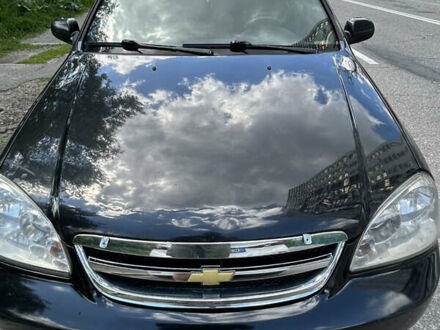 Черный Шевроле Лачетти, объемом двигателя 1.8 л и пробегом 280 тыс. км за 3500 $, фото 1 на Automoto.ua