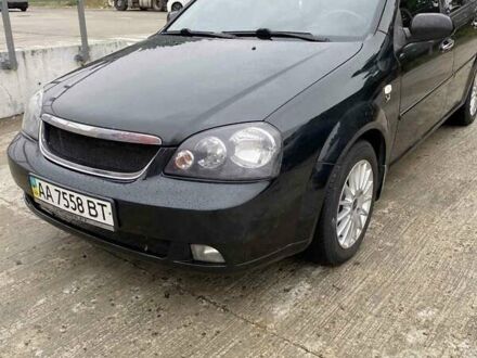 Черный Шевроле Лачетти, объемом двигателя 1.8 л и пробегом 235 тыс. км за 3500 $, фото 1 на Automoto.ua