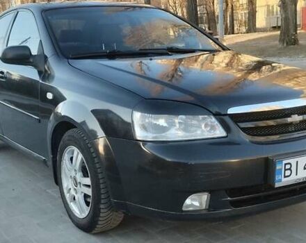 Черный Шевроле Лачетти, объемом двигателя 1.8 л и пробегом 237 тыс. км за 3550 $, фото 1 на Automoto.ua