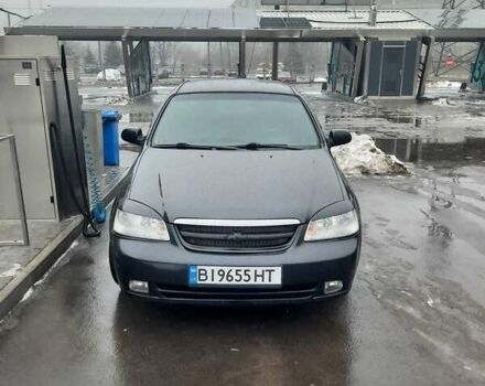 Черный Шевроле Лачетти, объемом двигателя 1.6 л и пробегом 273 тыс. км за 4500 $, фото 1 на Automoto.ua