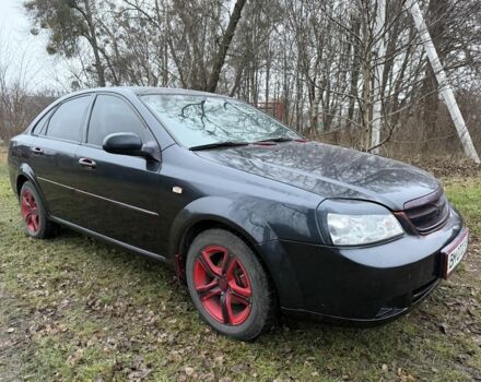 Черный Шевроле Лачетти, объемом двигателя 1.8 л и пробегом 213 тыс. км за 3750 $, фото 1 на Automoto.ua