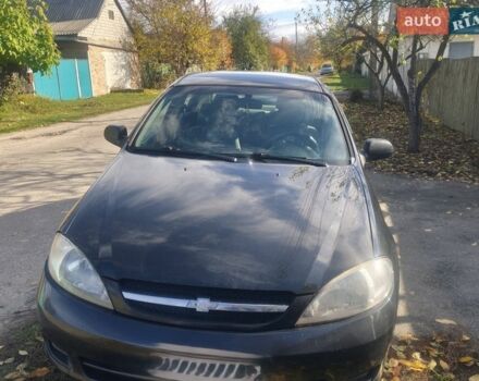 Черный Шевроле Лачетти, объемом двигателя 1.6 л и пробегом 290 тыс. км за 3500 $, фото 1 на Automoto.ua