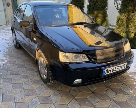 Черный Шевроле Лачетти, объемом двигателя 1.8 л и пробегом 214 тыс. км за 3900 $, фото 1 на Automoto.ua