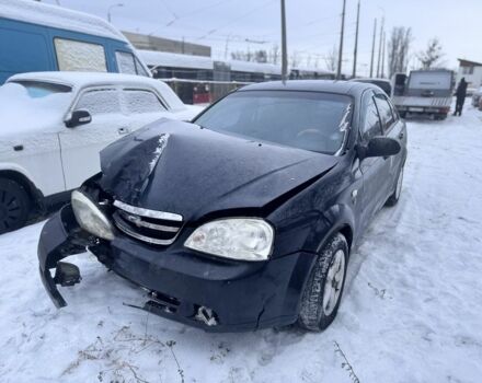 Черный Шевроле Лачетти, объемом двигателя 1.6 л и пробегом 220 тыс. км за 1599 $, фото 1 на Automoto.ua