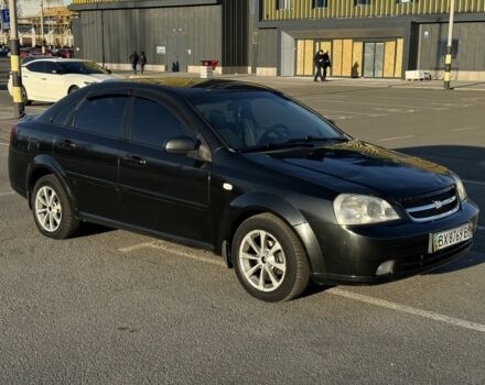 Черный Шевроле Лачетти, объемом двигателя 1.6 л и пробегом 317 тыс. км за 2999 $, фото 1 на Automoto.ua