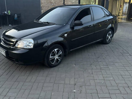 Черный Шевроле Лачетти, объемом двигателя 1.6 л и пробегом 195 тыс. км за 4850 $, фото 1 на Automoto.ua