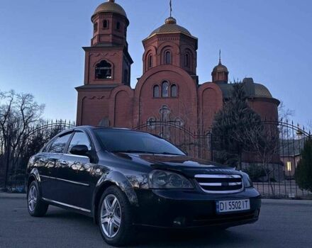 Черный Шевроле Лачетти, объемом двигателя 1.8 л и пробегом 197 тыс. км за 4699 $, фото 1 на Automoto.ua