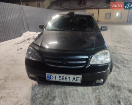 Черный Шевроле Лачетти, объемом двигателя 1.6 л и пробегом 230 тыс. км за 3500 $, фото 1 на Automoto.ua