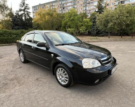 Черный Шевроле Лачетти, объемом двигателя 1.6 л и пробегом 240 тыс. км за 4250 $, фото 1 на Automoto.ua