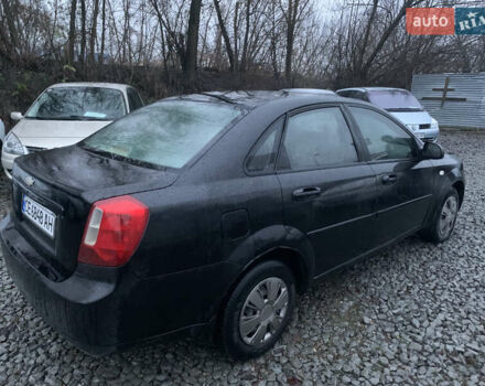 Черный Шевроле Лачетти, объемом двигателя 1.6 л и пробегом 198 тыс. км за 3500 $, фото 1 на Automoto.ua