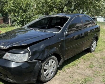 Черный Шевроле Лачетти, объемом двигателя 1.6 л и пробегом 130 тыс. км за 1500 $, фото 1 на Automoto.ua