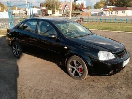 Черный Шевроле Лачетти, объемом двигателя 1.6 л и пробегом 367 тыс. км за 3650 $, фото 1 на Automoto.ua