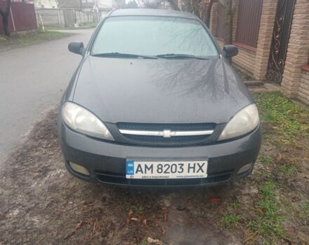 Черный Шевроле Лачетти, объемом двигателя 1 л и пробегом 167 тыс. км за 4200 $, фото 1 на Automoto.ua