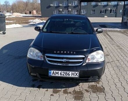 Черный Шевроле Лачетти, объемом двигателя 1.8 л и пробегом 196 тыс. км за 4100 $, фото 1 на Automoto.ua