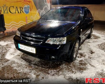 Черный Шевроле Лачетти, объемом двигателя 1.8 л и пробегом 226 тыс. км за 4200 $, фото 1 на Automoto.ua