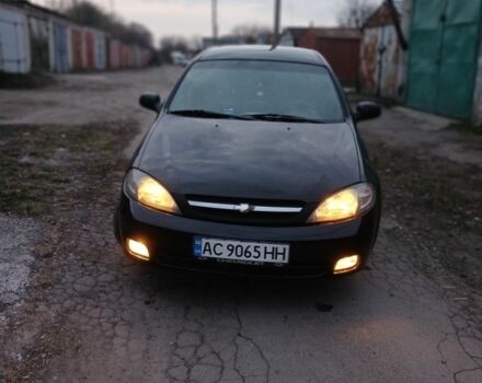 Черный Шевроле Лачетти, объемом двигателя 1.8 л и пробегом 152 тыс. км за 4400 $, фото 1 на Automoto.ua