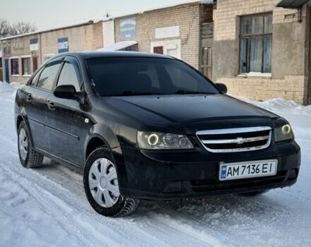 Черный Шевроле Лачетти, объемом двигателя 1.8 л и пробегом 370 тыс. км за 3700 $, фото 1 на Automoto.ua
