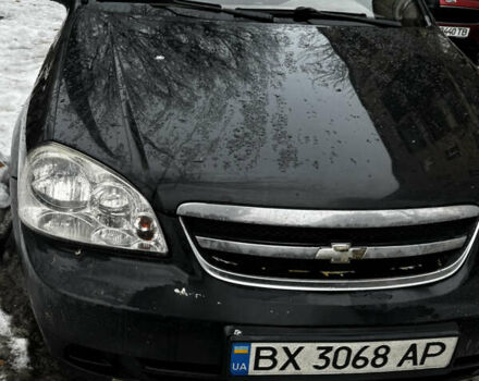 Черный Шевроле Лачетти, объемом двигателя 1.6 л и пробегом 195 тыс. км за 3300 $, фото 1 на Automoto.ua