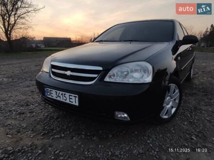 Черный Шевроле Лачетти, объемом двигателя 1.8 л и пробегом 244 тыс. км за 4200 $, фото 1 на Automoto.ua