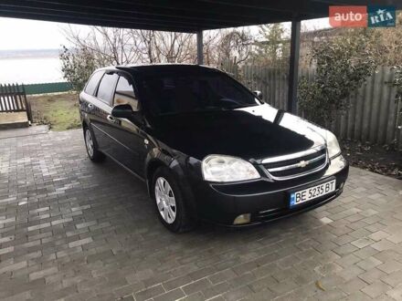 Черный Шевроле Лачетти, объемом двигателя 1.8 л и пробегом 348 тыс. км за 4400 $, фото 1 на Automoto.ua