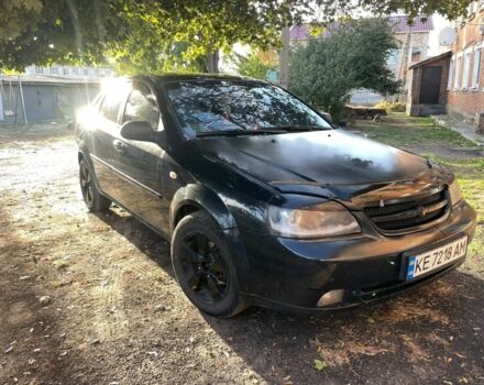 Черный Шевроле Лачетти, объемом двигателя 1.6 л и пробегом 543 тыс. км за 3200 $, фото 1 на Automoto.ua