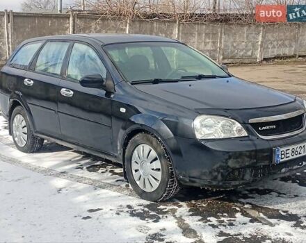 Черный Шевроле Лачетти, объемом двигателя 1.8 л и пробегом 298 тыс. км за 3000 $, фото 1 на Automoto.ua