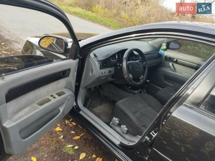 Черный Шевроле Лачетти, объемом двигателя 1.6 л и пробегом 190 тыс. км за 3700 $, фото 1 на Automoto.ua